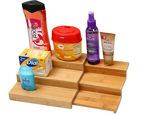 YBM Home & Kitchen 3 Tier Expandable Spice Rack Organizer - Expands up to 15"