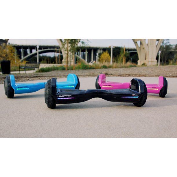 Razor Hovertrax Prizma with LED Lights, Blue (Ages 8+, Up to 80 Kg/176 lbs , 9 mph) Hoverboard