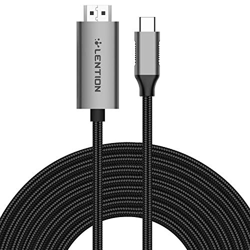 Cellet Lention 6' USB-C to 4K HDMI Cable for MacBook, Chromebook Laptops Cellphones with a USB-C Port - Gray