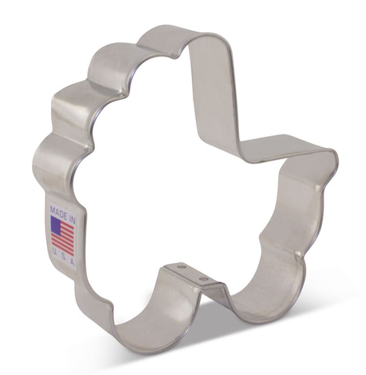 Ann Clark Baby Carriage Cookie Cutter 3 1/2" x 3 3/8"