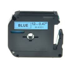 Compatible 12mm Label Tape for Brother P-Touch Model M231, Blue
