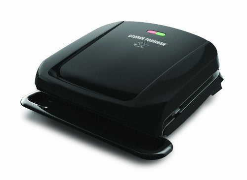 George Foreman GRP1060B 4 Serving Removable Plate Grill, Black