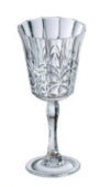 Huang Acrylic Royal Carved Stemmed Glass