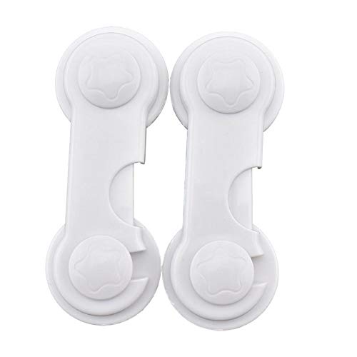 EliteBaby Child Safety Locks Cabinet Latches Baby Proofing Cupboard Locks, 2 Pack