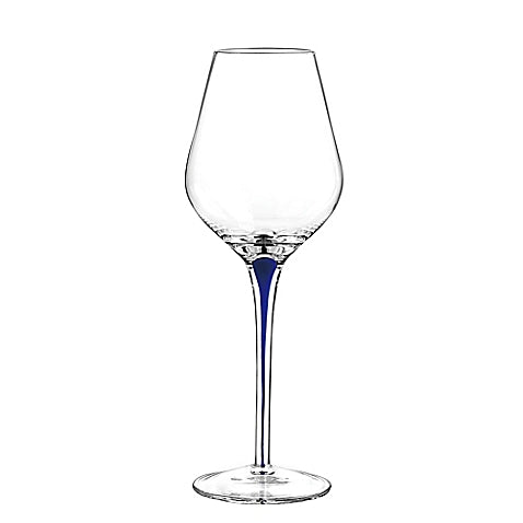 Qualia Tempest 16 Oz Wine Water Goblets Glasses - Cobalt, Set of 4