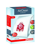 Miele AirClean 3D Efficiency Dust Vacuum  Bag, Type FJM, 4 Bags & 2 Filters