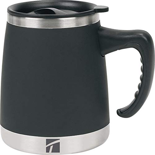 Trudeau Maison Umbria Desk Mug, 15 oz, Black