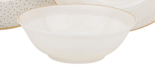 Joseph Sedgh Collection 5.5" Compote Bowl, Stardust Speckled Gold DECBOWL SINGLE PIECE