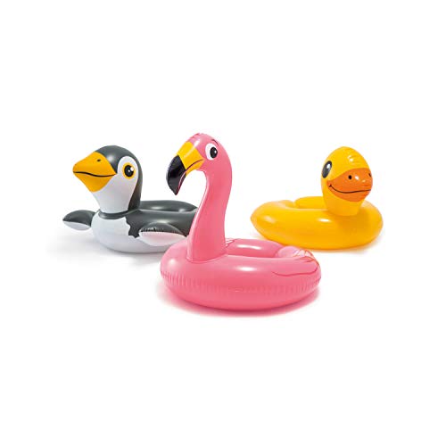 Intex 59220NP Animal Split Swim Ring, Assorted Colors, Age 3-6