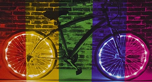 Wheel Brightz LED Bicycle Bike Wheel Light, Color Morphing - Requires 3 AA Batteries, not included