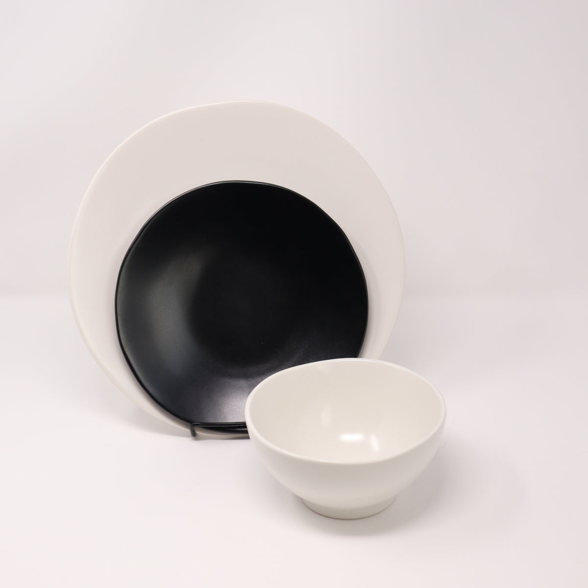 Fortessa Heirloom 12 Piece Dinnerware Set, Service for 4 - Linen/Charcoal