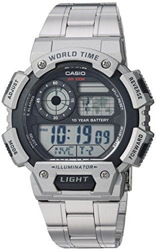 Casio Men's Classic Quartz Watch with Stainless-Steel Strap