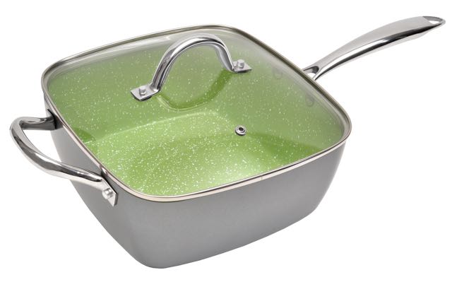 Kadra Natura Ceramic Nonstick Cookware, Green - Assorted Pieces