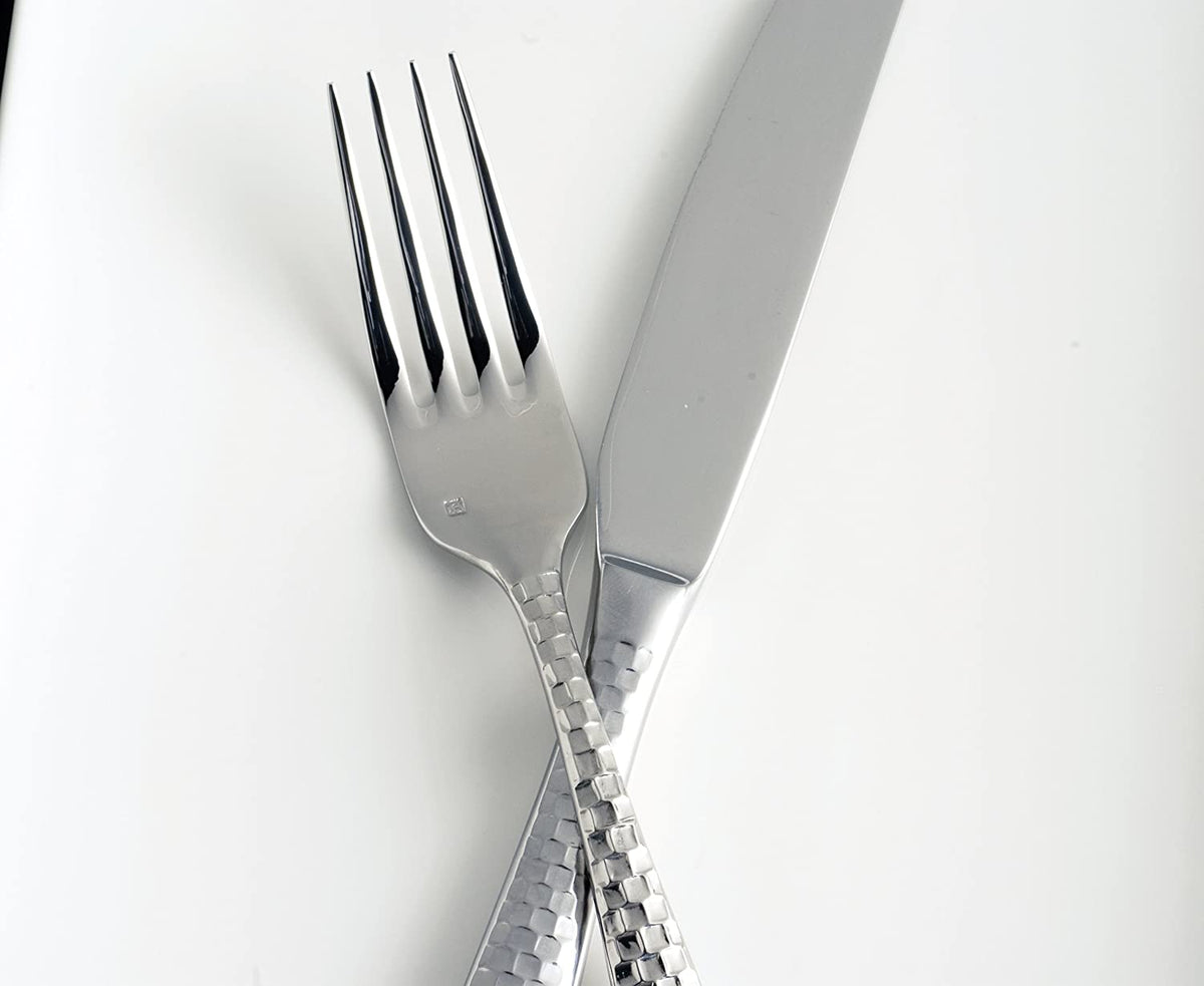 Fortessa Lucca Faceted Flatware 20 Piece Set