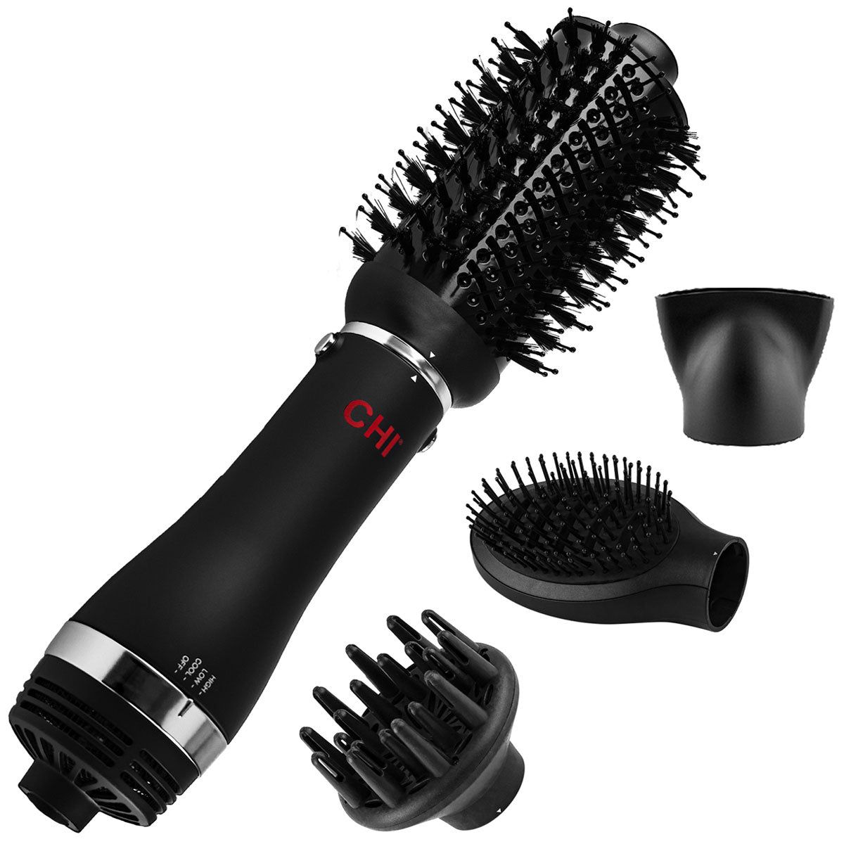 CHI Volumizer 4-in-1 Blowout Hairdryer Round Brush