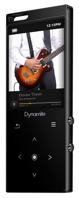 Samvix - Dynamite 32GB (NO SD SLOT) Kosher MP3 Player, Black