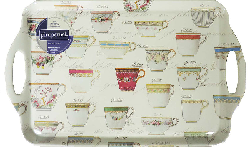 Pimpernel Large Melamine Handled Tray, Antiquities (19.25" x 11.5")