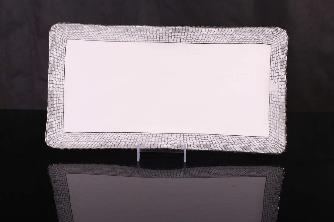 Joseph Sedgh Crocodile Collection Square Rectangle Platter