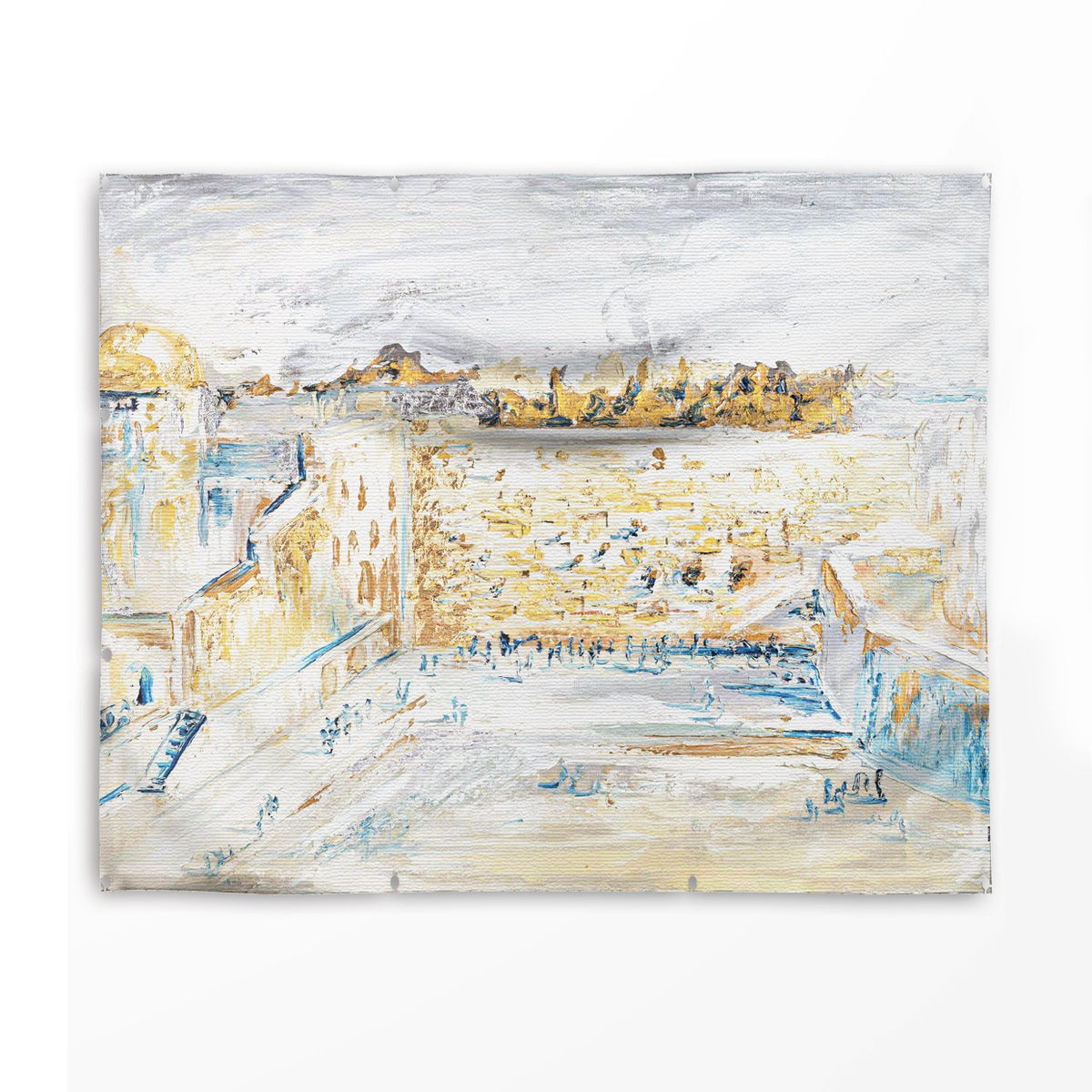 Waterdale Sukkos Kosel Plaza Painted Vinyl Sukkah Decoration