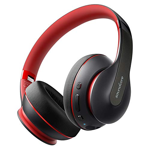 Anker Soundcore Life Q10 Wireless Bluetooth Headphones, Over Ear, Foldable, Hi-Res Certified Sound, 60-Hour Playtime, Fast USB-C Charging, Deep Bass, with mic Aux Input WORKS WITH SAMVIX mp3's