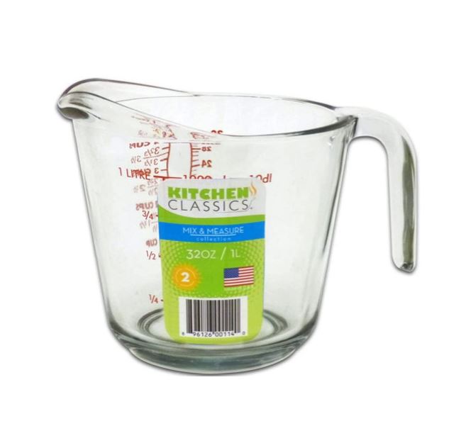 Kitchen Classic - Glass 4 Cup Measuring Cup