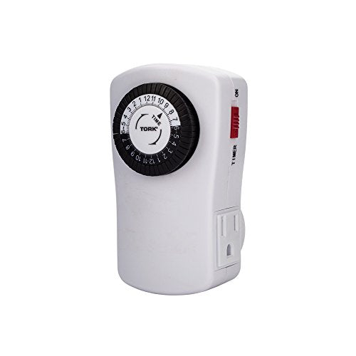 NSi Industries Easy-Set Heavy-Duty 24-Hour Mechanical Plug-In Appliance Timer