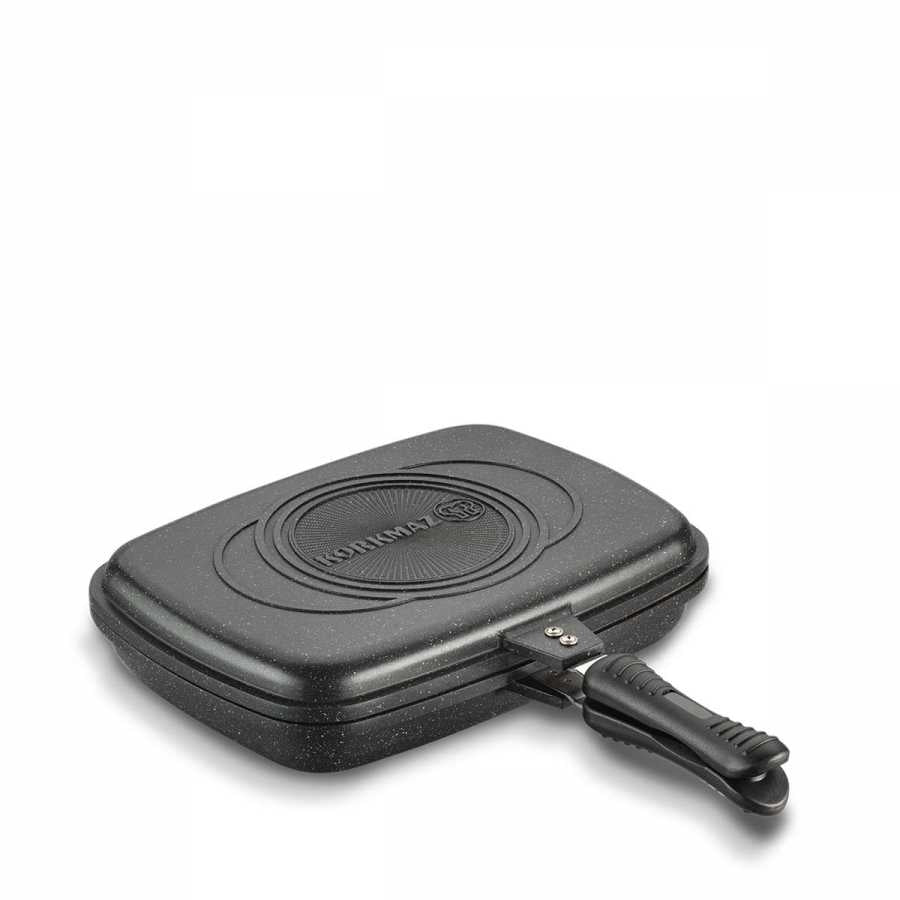 Korkmaz Duplo 14" Double Fry Pan Skillet