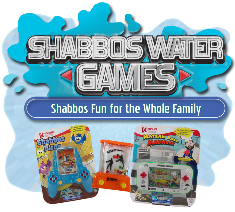 Kosher Innovations Shabbos Water Games, Assorted Games