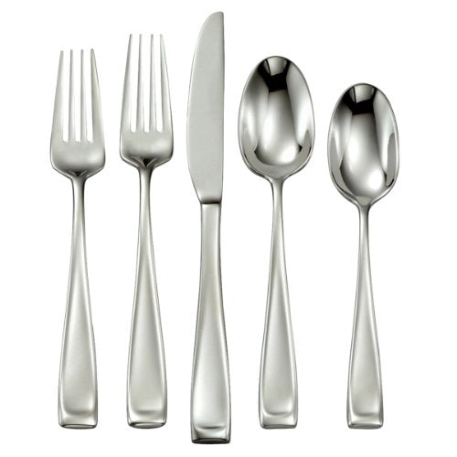 Oneida 65 Piece 18/10 Stainless Steel Flatware Set, Moda - Service for 12