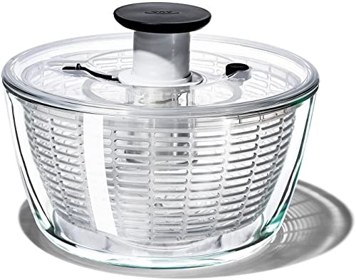 OXO Good Grips Glass Salad Spinner, Large