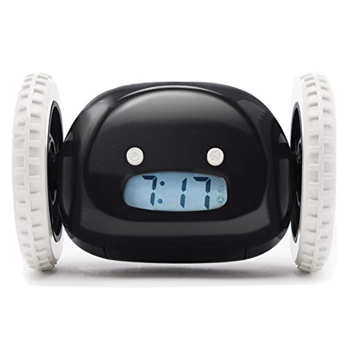 Clocky Loud Runaway Alarm Clock on Wheels for Heavy Sleepers - Assorted Colors