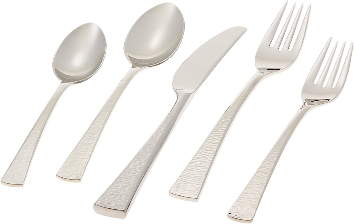 Lenox Gorham Biscayne, 18/10 Stainless Steel, 65-piece Flatware Set, Service for 12