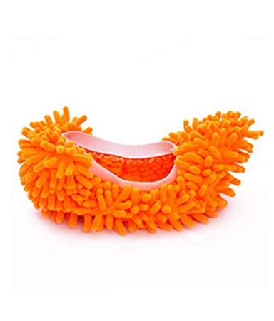 Multifunctional Micro Fiber Slipper Shoe Covers, Floor Dust Cleaning Mop Slippers (Set of 2)- Assorted Colors