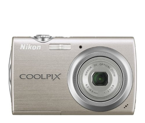 Nikon Coolpix S230 Digital Camera, Silver - Refurbished with 10MP, 3 x
