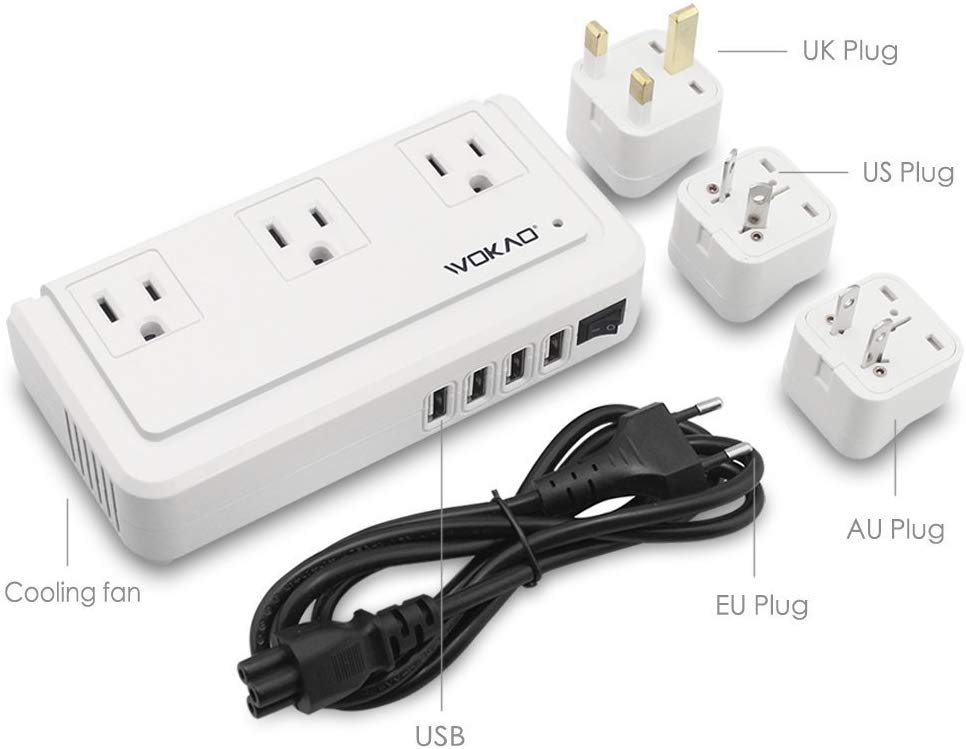 WOKAO V3 230W MAX Voltage Converter International Travel Pow