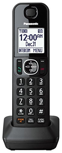 Panasonic KXTGFA30B Consumer Accessory Extra Handset for KX-TGF3, Black