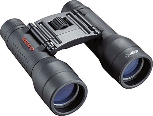 Tasco ES10X32 Essentials 10 x 32mm Roof Prism Roof MC Box Binoculars, Black