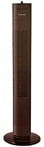 Holmes Oscillating Tower Fan with 3 Speed Settings, Black
