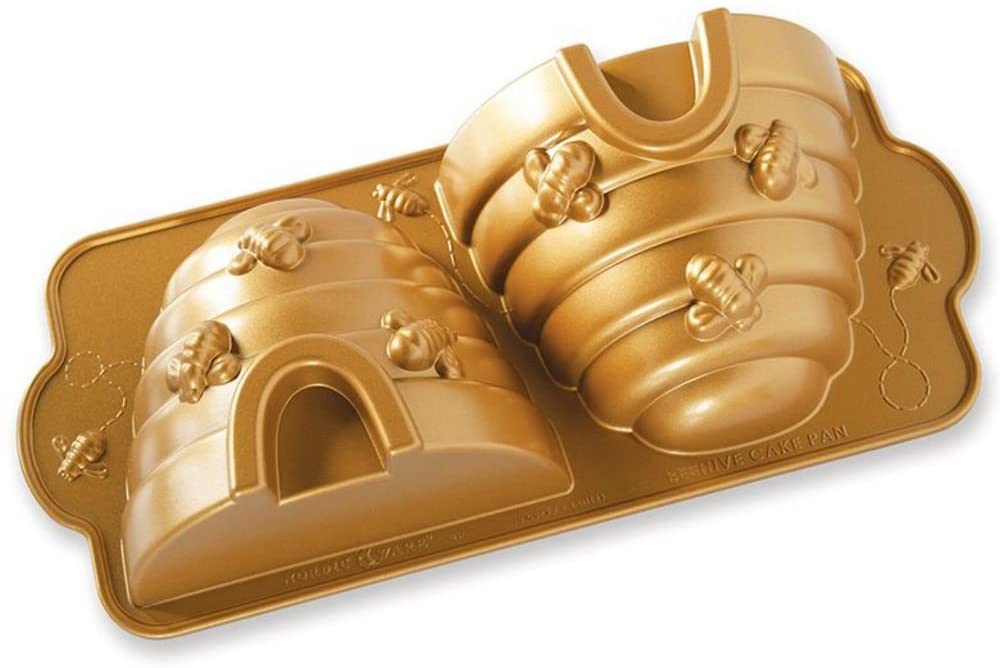Nordic Ware 54577 Beehive Cake Pan, Gold