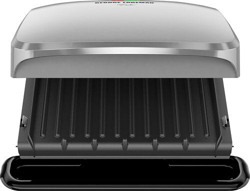 George Foreman 4 Serving Removable Plates Grill with 60" Cooking Space - Platinum