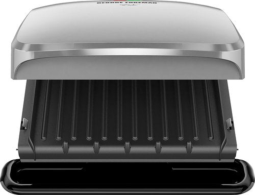 George Foreman 4 Serving Removable Plates Grill with 60" Cooking Space - Platinum