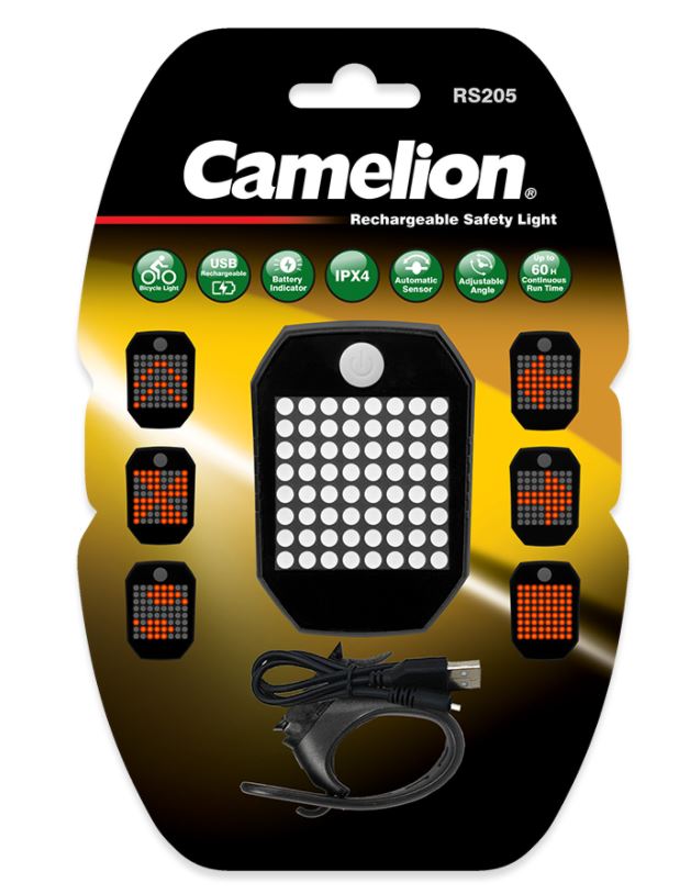 Camelion RS205 Rechargeable Bicycle Rear LED Signal Light
