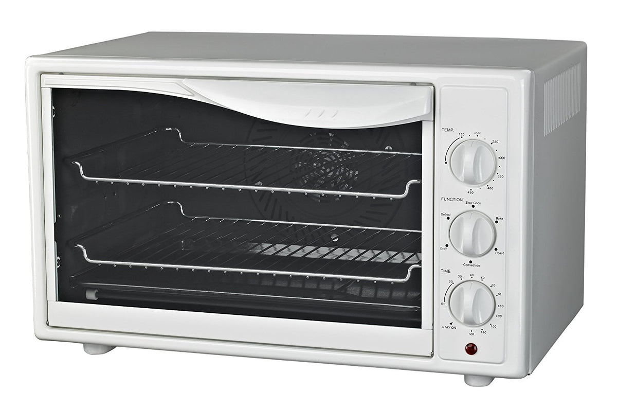 SOLO JUMBO 1.5 CU. FT. CONVECTION OVEN(WHITE)FITS TWO 12" X 17" PANS