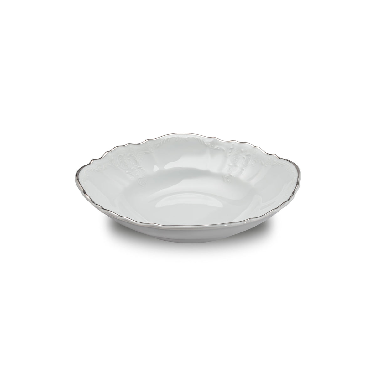 Bernadotte 10" White Salad Serving Bowl