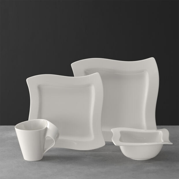 Villeroy & Boch New Wave Premium Porcelain Dinnerware, 4 Piece Place Setting