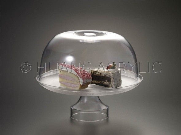 Huang Acrylic Cake Stand with Dome