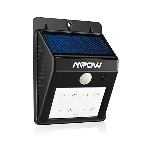 Mpow Super Bright 8 LED Solar Powered Wireless Security Light