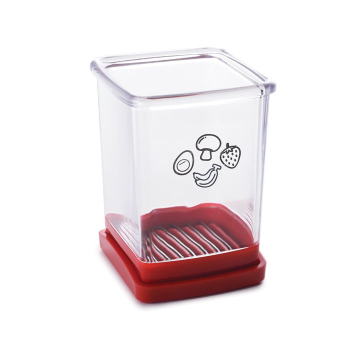 Norpro 8000 Speed Slicer With Push Plate, Red