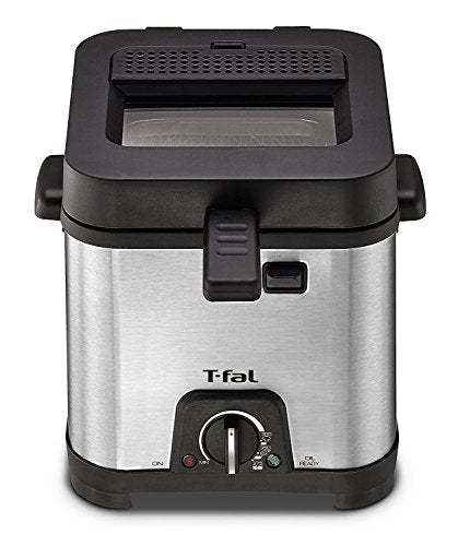 T-fal Stainless Steel 1.2-Liter Oil Capacity Mini Deep Fryer