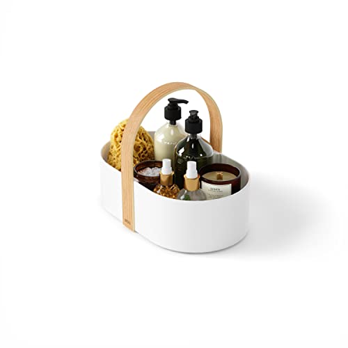 Umbra Bellwood Bathroom, Kitchen, Stationery Caddy White/Natural